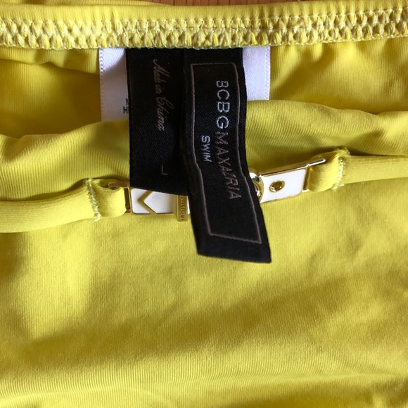 Brand New BCBG Women's 2-piece yellow string bikini - Picture 5 of 14